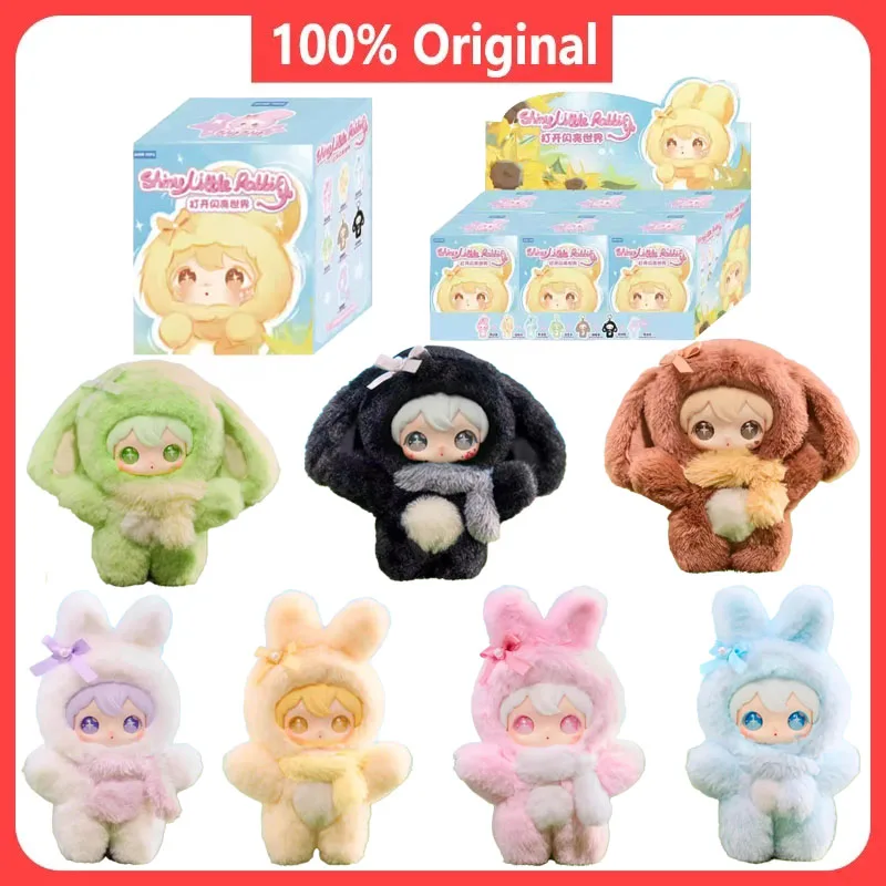 

Genuine Shiny Rabbit Shining World Series Blind Box Kawaii Shiny Rabbit Blind Box Toy Plush Pendant Figure Anime Toys Kid Gifts