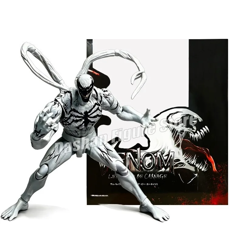 SHF Anti-Venom Actionfigur, The Amazing Serum Venom Figuren, Symbiote Peter Parker Sammlung, 20 cm, PVC, bewegliches Modell, Spielzeug, Geschenk