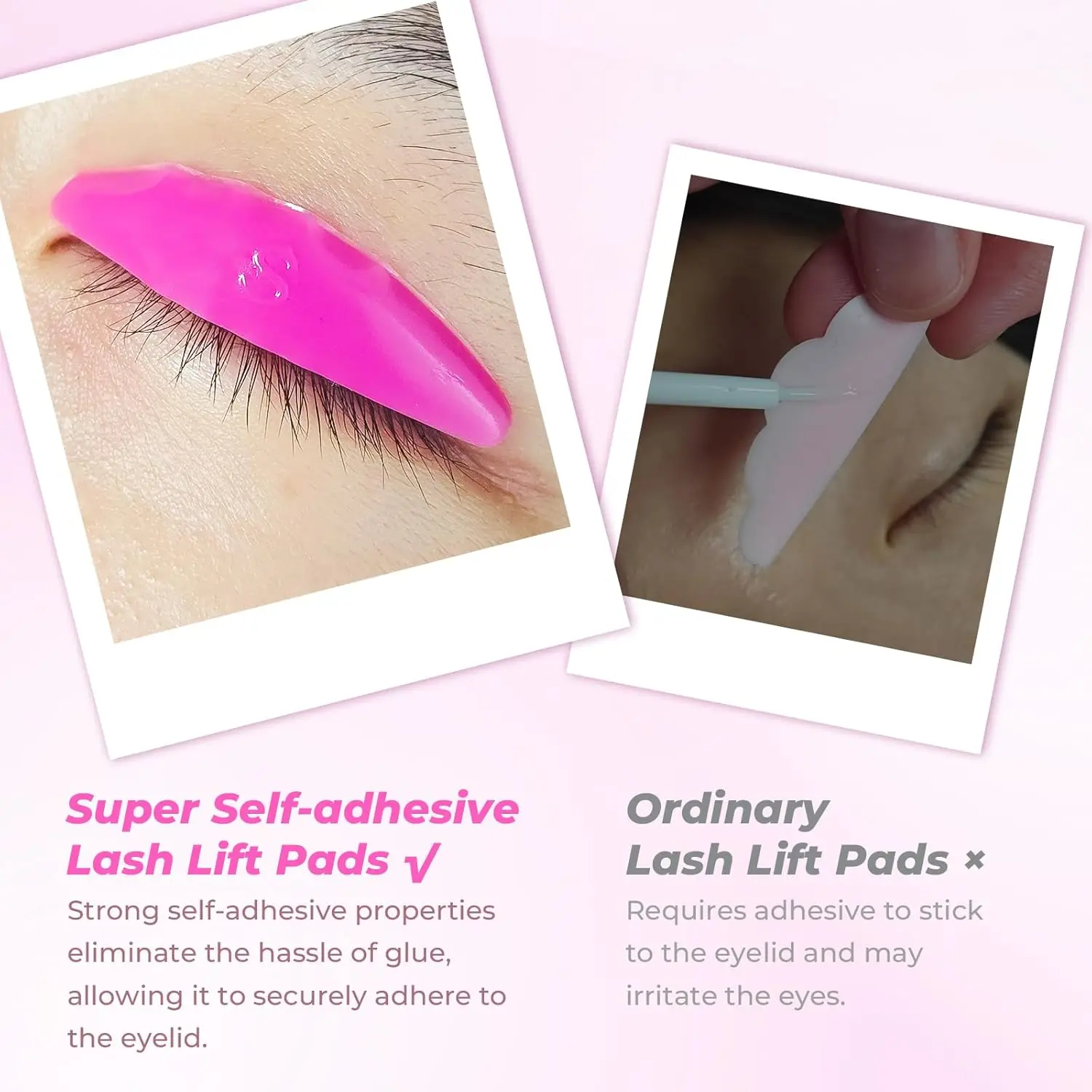 PERMANIA – colle de levage de cils, baume de levage de cils avec coussinets de levage de cils, boucliers de levage de cils plats, outils de bouclage