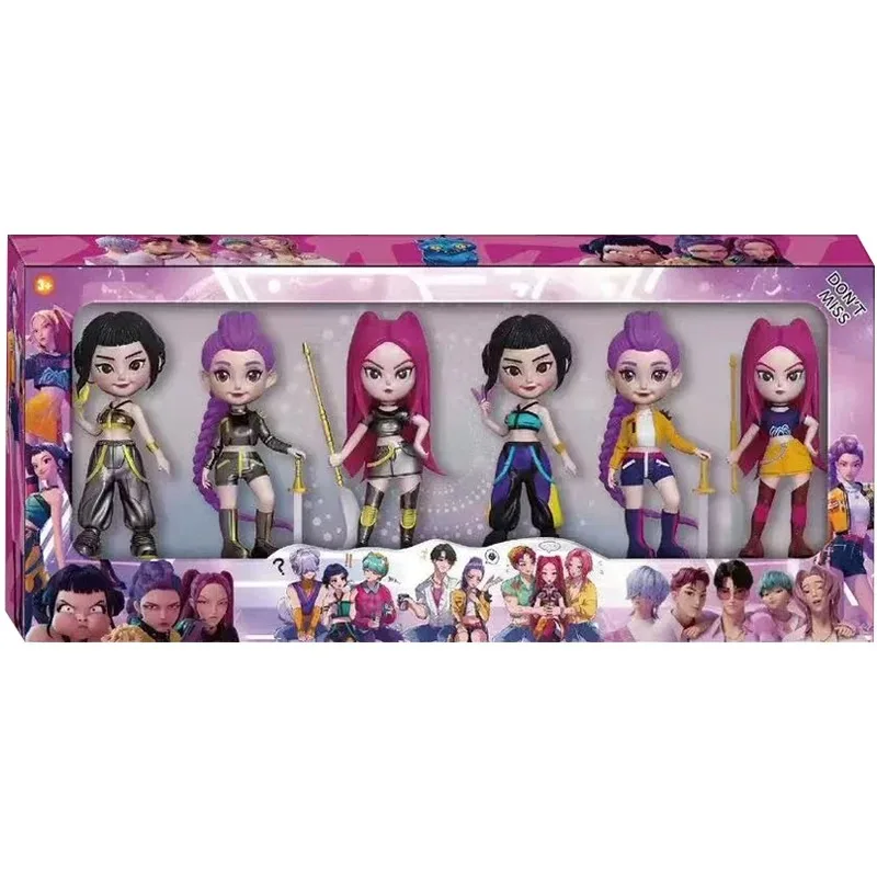 2026 Kpop Devil Hunter Rumi Zoe Mira anime cloruro di polivinile collezione di personaggi bigiotteria da tavolo Regalo di Capodanno per bambini