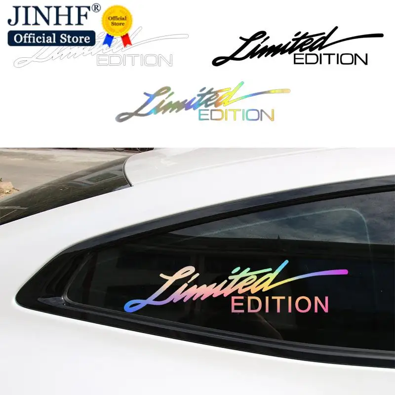 

Creative Car Stickers English Sticker LIMITED EDITION Fashion Auto Body Glass Decoration Reflective Laser Decal 16*4cm