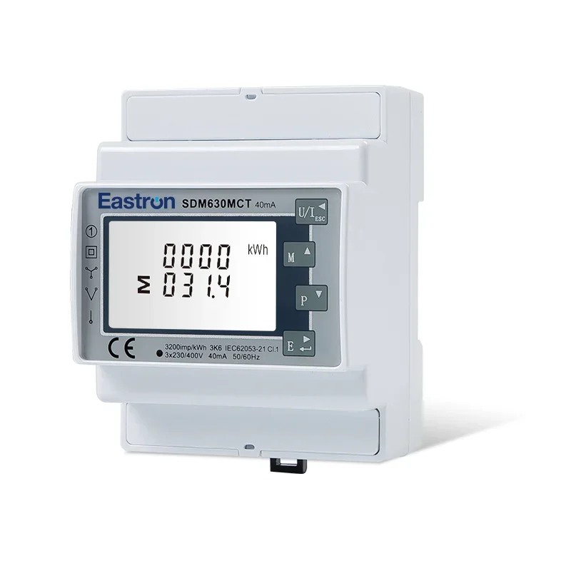 SDM630MCT 40mA Three Phase Electrical Meter for Solar PV System,CT Connected,NON MID