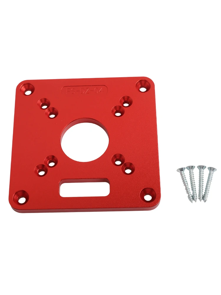 Aluminum Alloy Insert Plate for Router Tables Offering Convenient Alignment and Enhanced Woodworking Performance