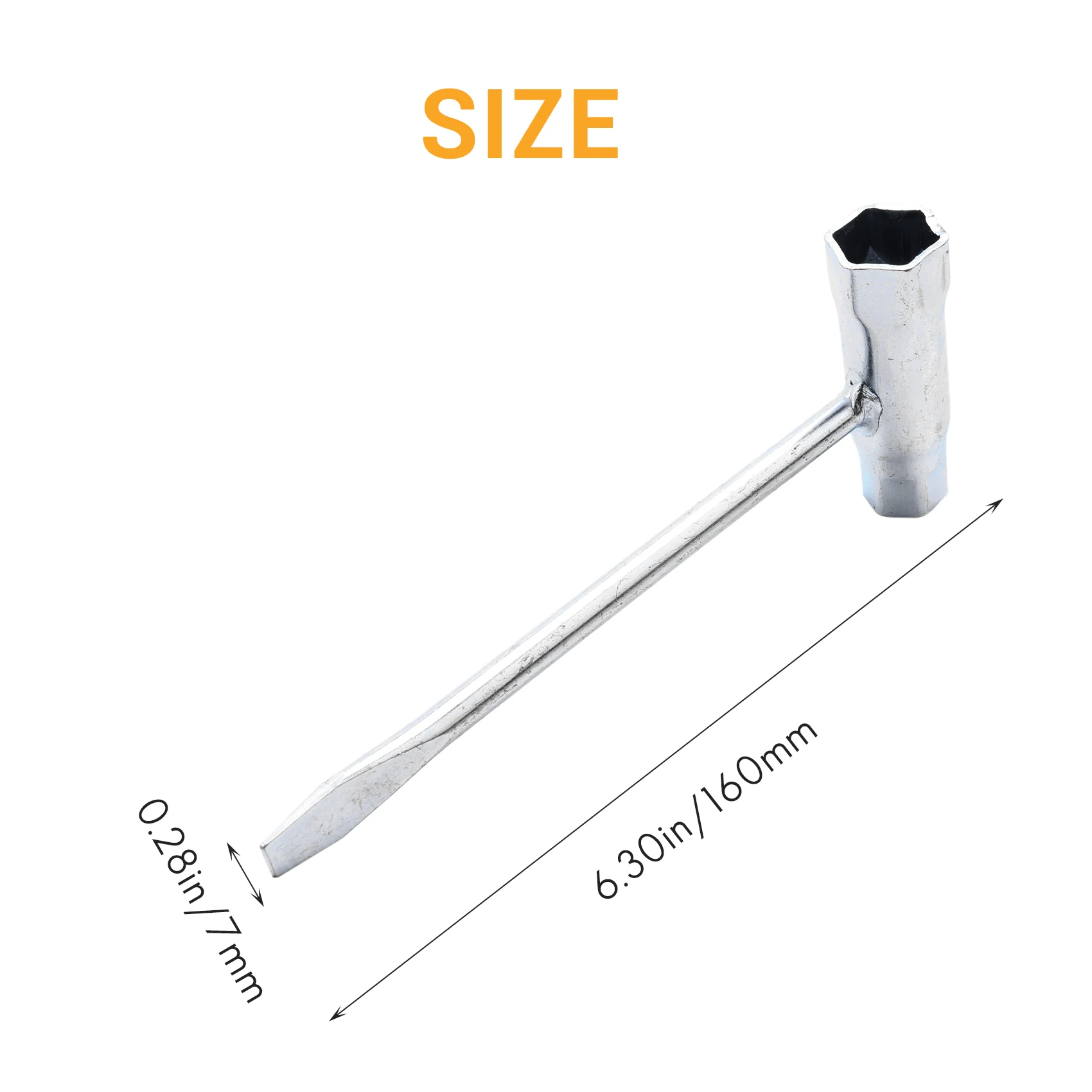 RUAI Bar Nut T Chainsaw Wrench Spanner 1/2 inch (13mm) x 3/4 inch (19mm)for STIHL Husqvarna