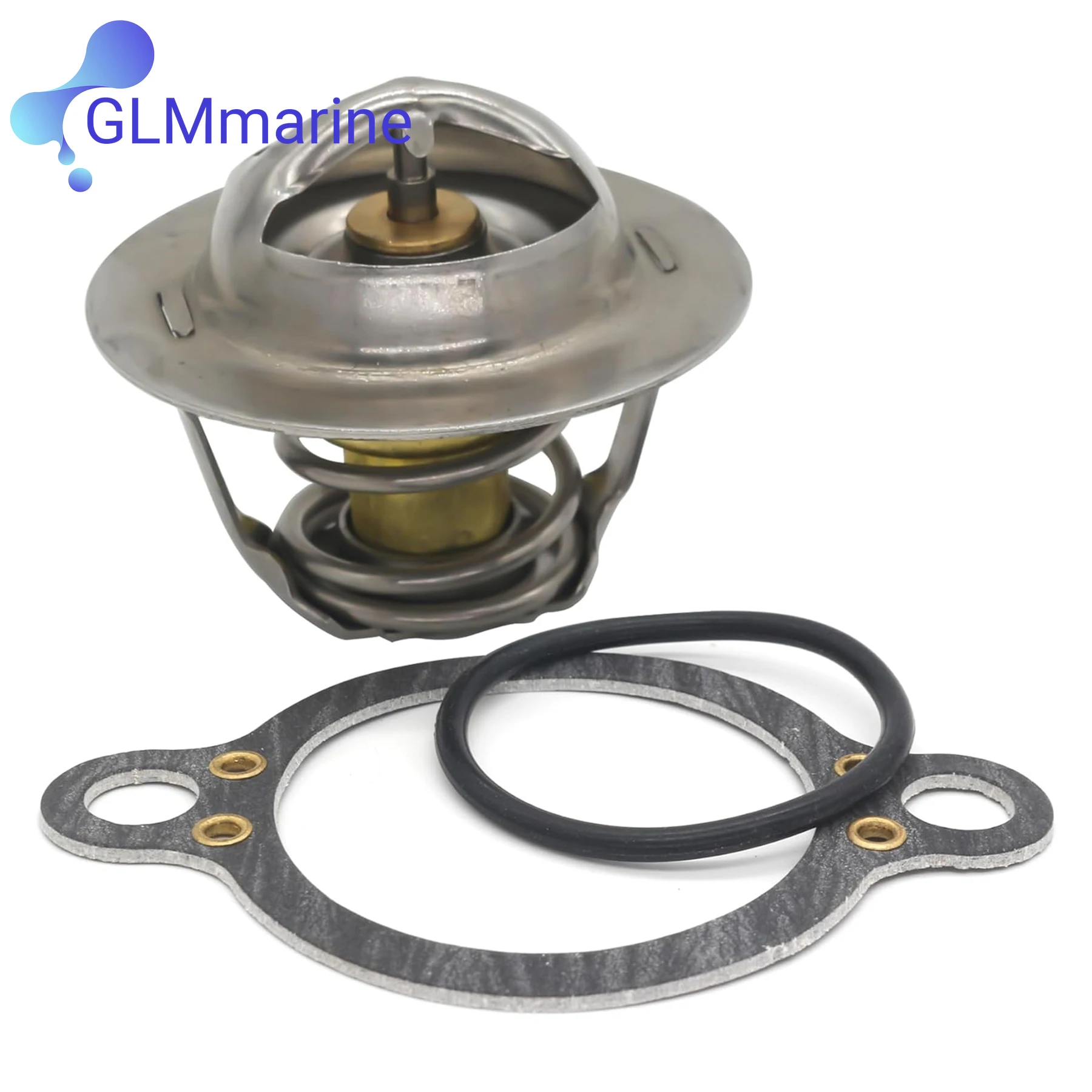 3587597 Boat Thermostat Kit w/ Gasket Compatible with Volvo Penta V6 V8 4.3 5.0 5.7 L Sterndrive Engines 3852111 3852071 18-3615 view 6