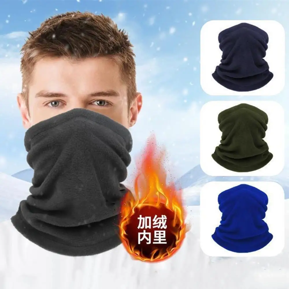 

2025 Зимняя теплая маска для лица, флисовый теплый ветрозащитный шарф для шеи для мужчин и женщин, уличный велосипедный лыжный шарф, маска для шеи, бандана
