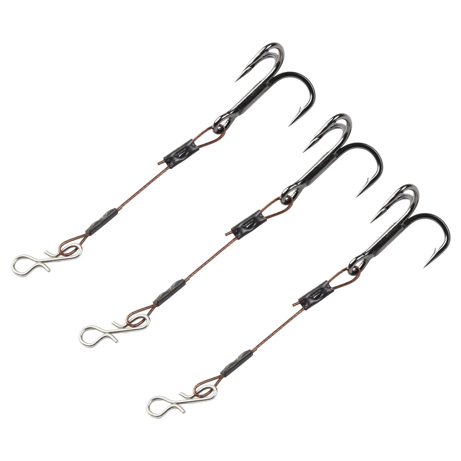 3pcs/pack Treble Hooks Pike Perch Bass Preda Tor Lure Fishing Stingers Treble Hooks Stainless Steel Treble Hooks Pike Perch