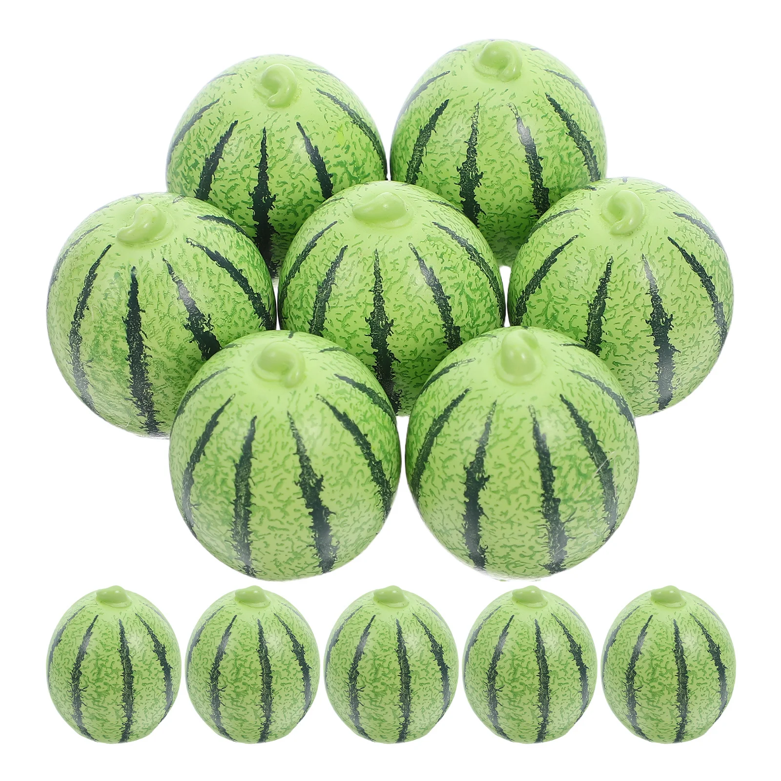 

12Pcs Mini Artificial Watermelon Simulation Realistic Resin Mini Fake Fruits for Fruit Store Display Craft Decor