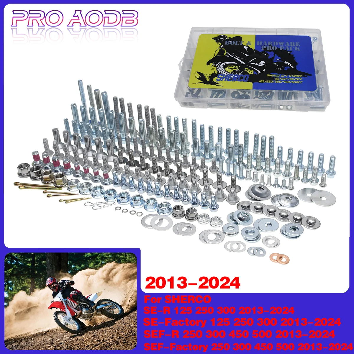 

Dirt bike Fairing Fender Screw Bolt Kit Set For SHERCO SE-R SEF-R SE-Factory SEF-Factory 125 250 300 450 500 2013 2014 2015-2025