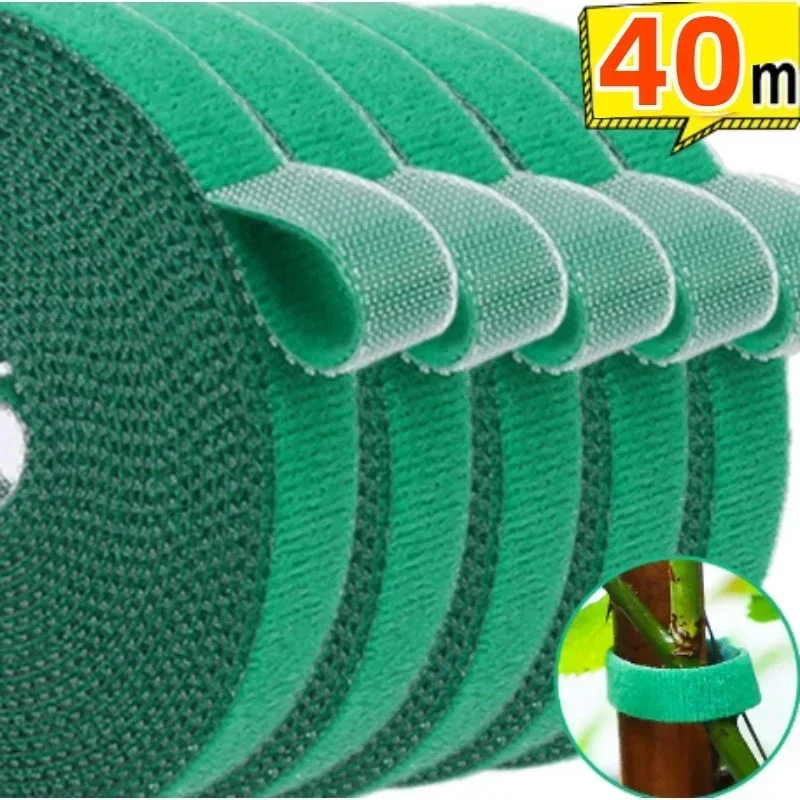 Self Adhesive Nylon Plant Ties, Garden Twine Plant Bandage, Hook Loop, Vine Wrap Support Tape, Fastening Strips, Cable Tie