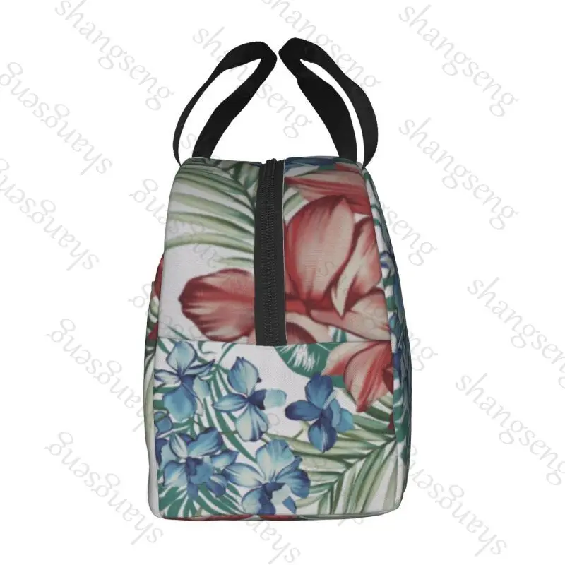 Daisies sunflowers leaves Lunch bag insulated lunch box bag students office workers carry lunchs box bag insulated Lunch Pack