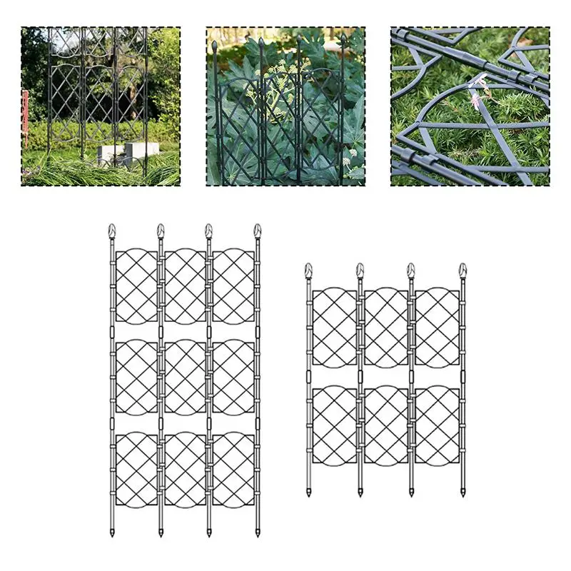 

Outdoor Gardening Flower Support Bracket Climbing Bracket Climbing Plant Trellis Rustproof Metal Trellis Outdoor Plant Clip