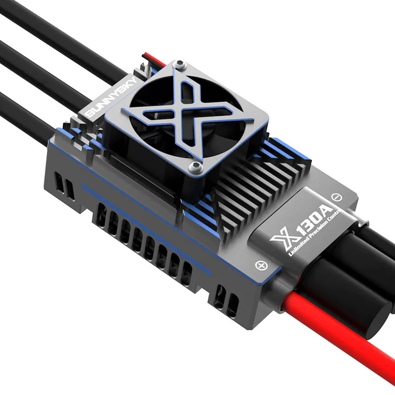 Genuine Sunnysky X130A PRO V2 Brushless HV ESC, 6‑14S LiPo Electronic Speed Controller for RC Fixed‑Wing & Helicopter 1 Unit