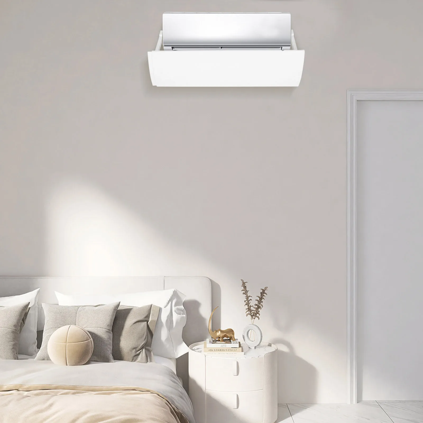 

Air Conditioner Windshield Deflector Foldable PP Material Easy All Types Adjust Wind Direction Improve Efficiency