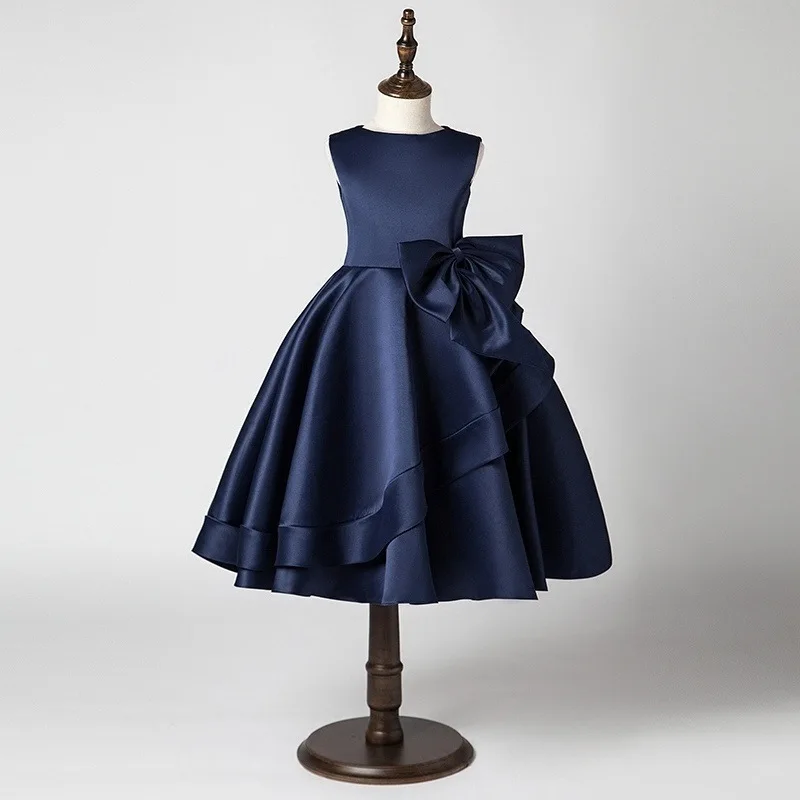 Children Girls Evening Dress Piano Competition Costume Clothing Fashion Baby Dresses Princess Birthday Party Dresses Gifts 2024