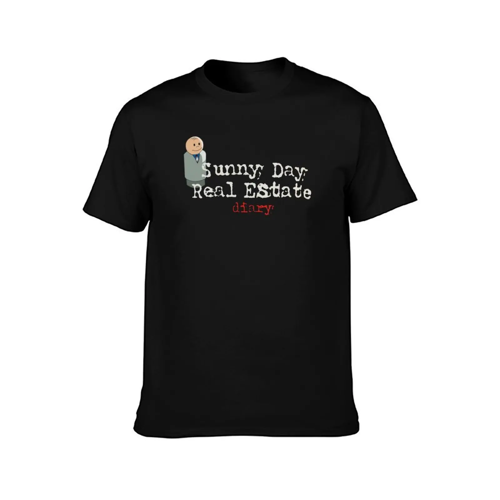 Sunny Day Real Estate Diary w/ Little People T-Shirt, Summer Casual Cotton Tee, Oversized Streetwear Tops, Vintage Graphic Print