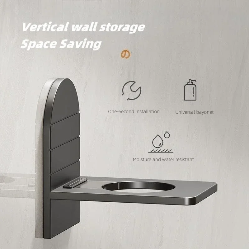 Estante autoadhesivo de Metal para botellas de champú, sin perforaciones, soporte para botellas de Gel de ducha, organizador de estante de baño, estantes con gancho