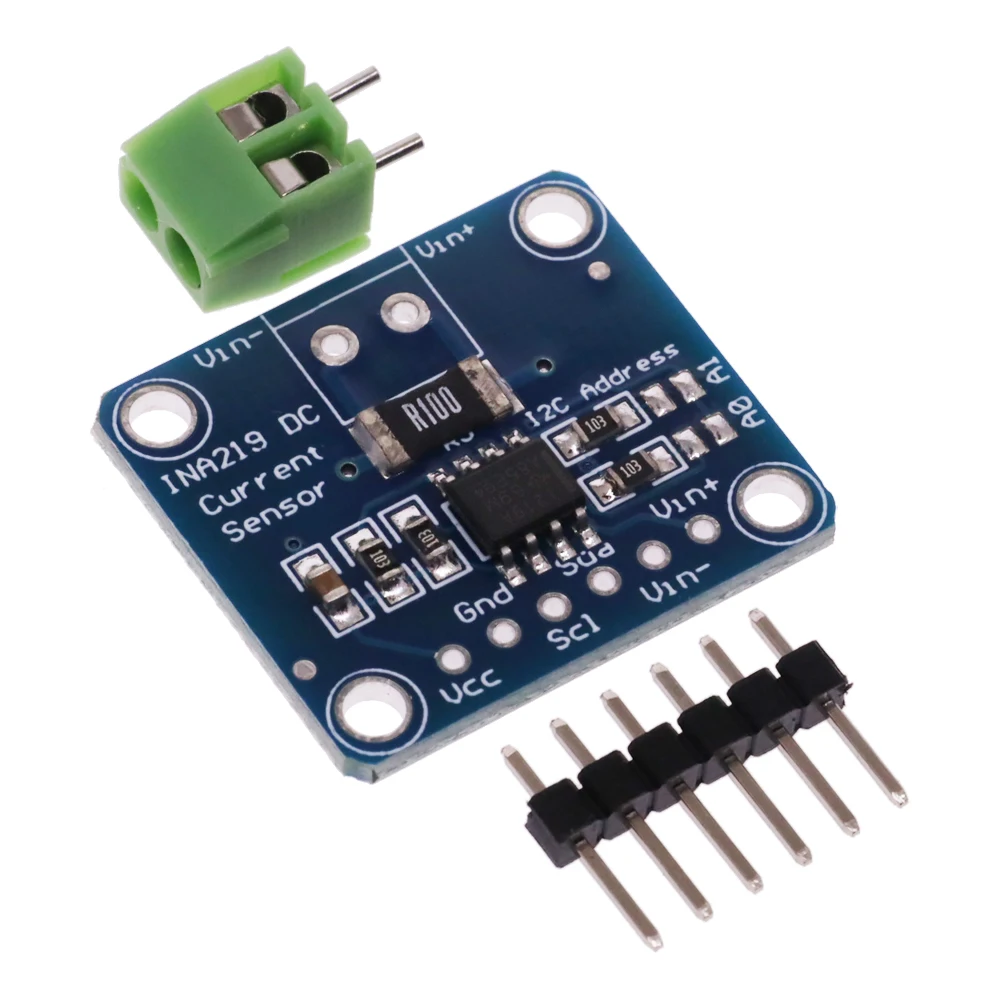 INA219 GY-219 czujnik prądu zasilania tabliczka zaciskowa czujnik modułu moduł I2C interfejs wysoki boczny prąd DC dla Arduino DIY