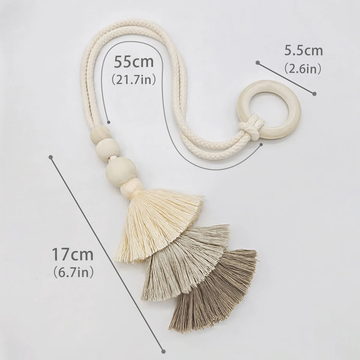 Bohemian Strap Curtain Accessories, Simple Curtain Buckle Tassel Decoration