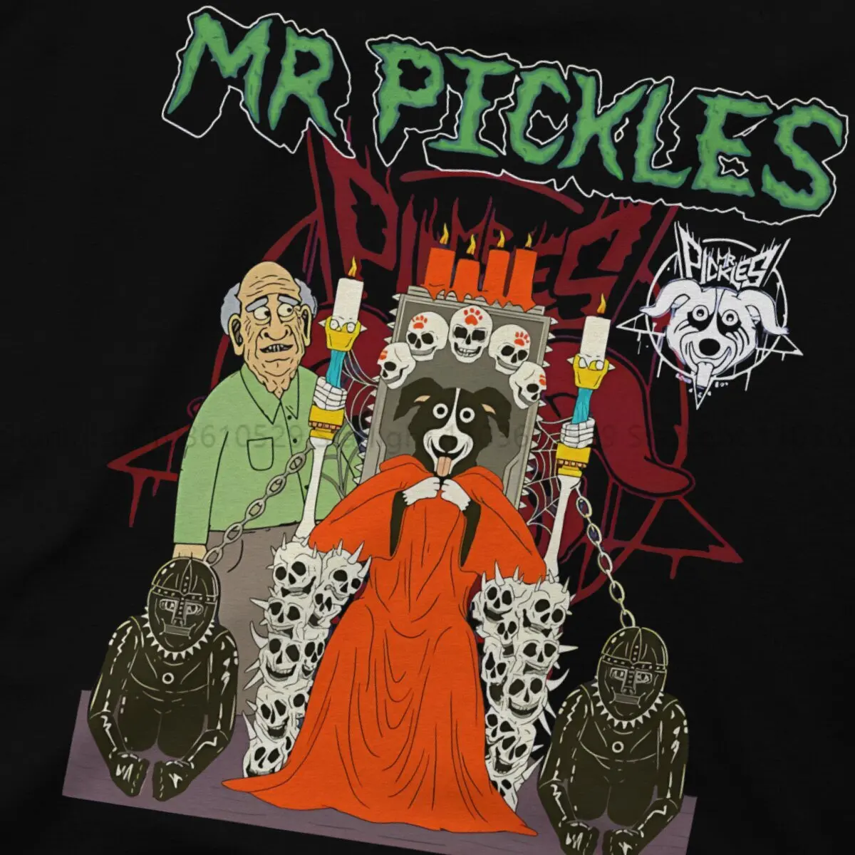 Ghost Men TShirt Mr Pickles Crewneck Tops T Shirt Funny Birthday Gifts