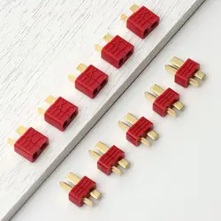 5/10Sets Multiple Specifications Non-slip T Plug Male Female Deans Connectors Battery Solder T-Plug
