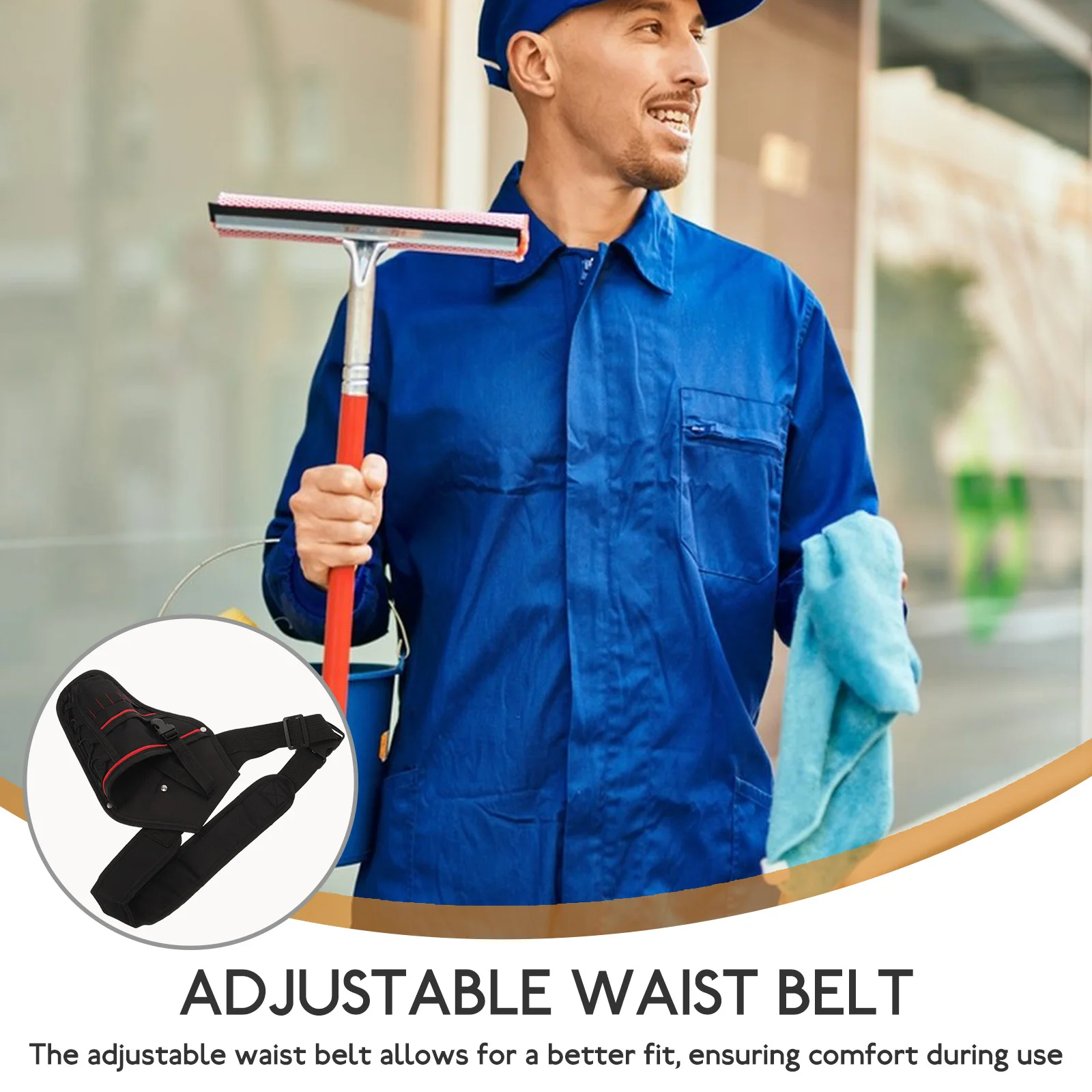 أداة مقسم حقيبة أداة كهربائي الخصر حقيبة حزام قابل للتعديل الحقيبة دائم لبراغي الأظافر أدوات تخزين الحقيبة الصغيرة المساعدة