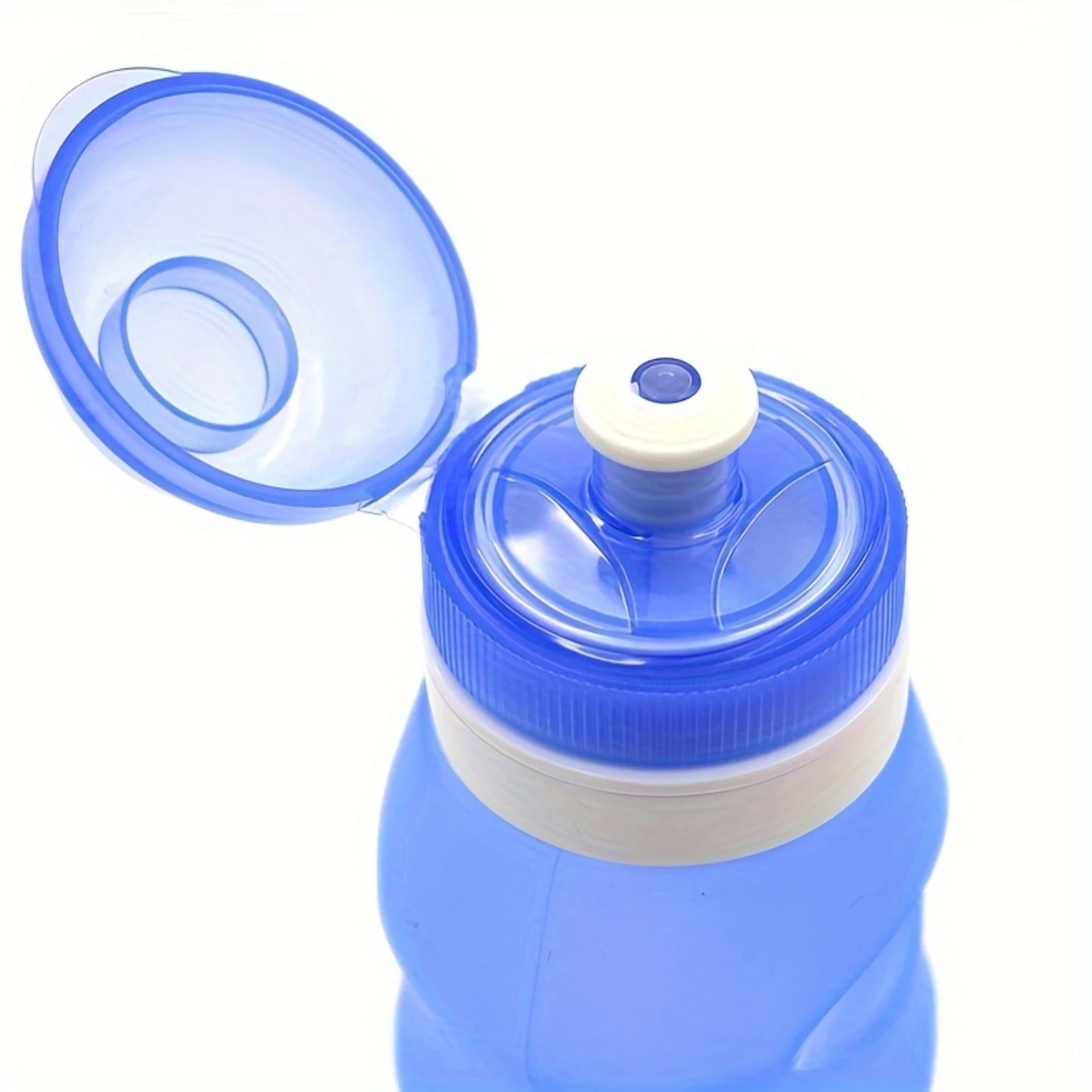 Foldable Silicone Sports Water Bottle - Large Capacity, Heat Resistant, Portable Travel Kettle