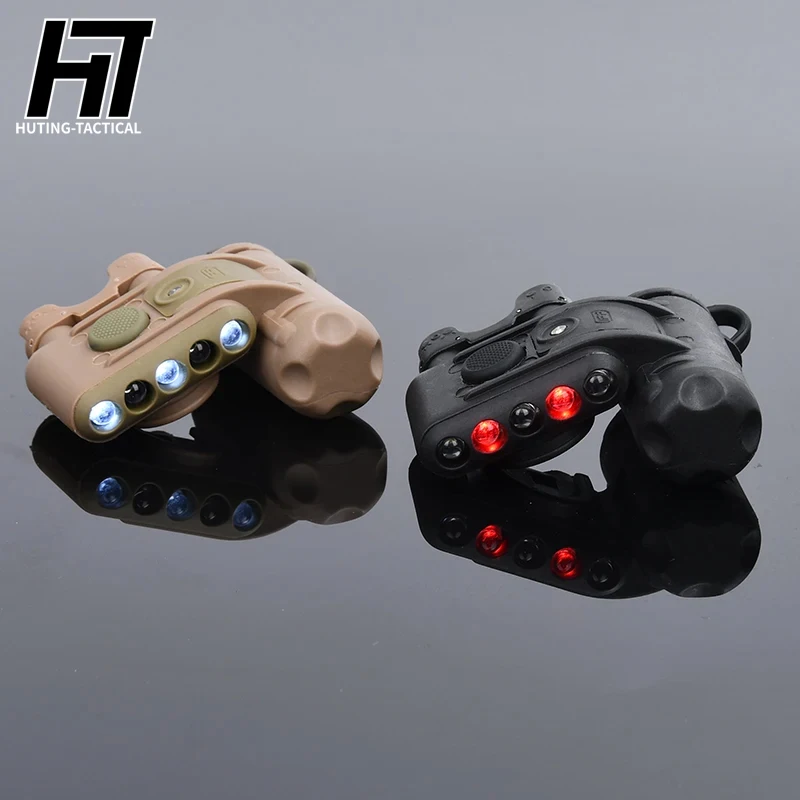 WADSN GEN2 Tactical Second Generation Helmet Light Outdoor Hunt White LED Red IFF Scout Light Suitable For 20MM Picatinny Rail