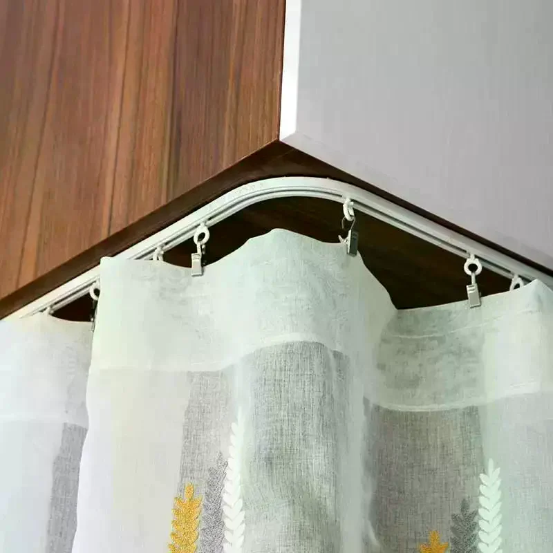 Self Adhesive Curtain Sliding Track Without Punching Nano Silent Track Top Mounted Side Mounted Home Window Decor Accessorie