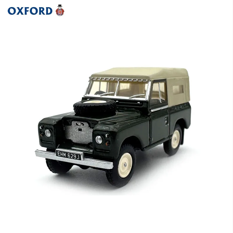 

Масштабная модель внедорожника OXFORD 1:76 Rover 2-го поколения SWB, коллекционная статическая модель из сплава, декоративный подарок на праздник, игрушка