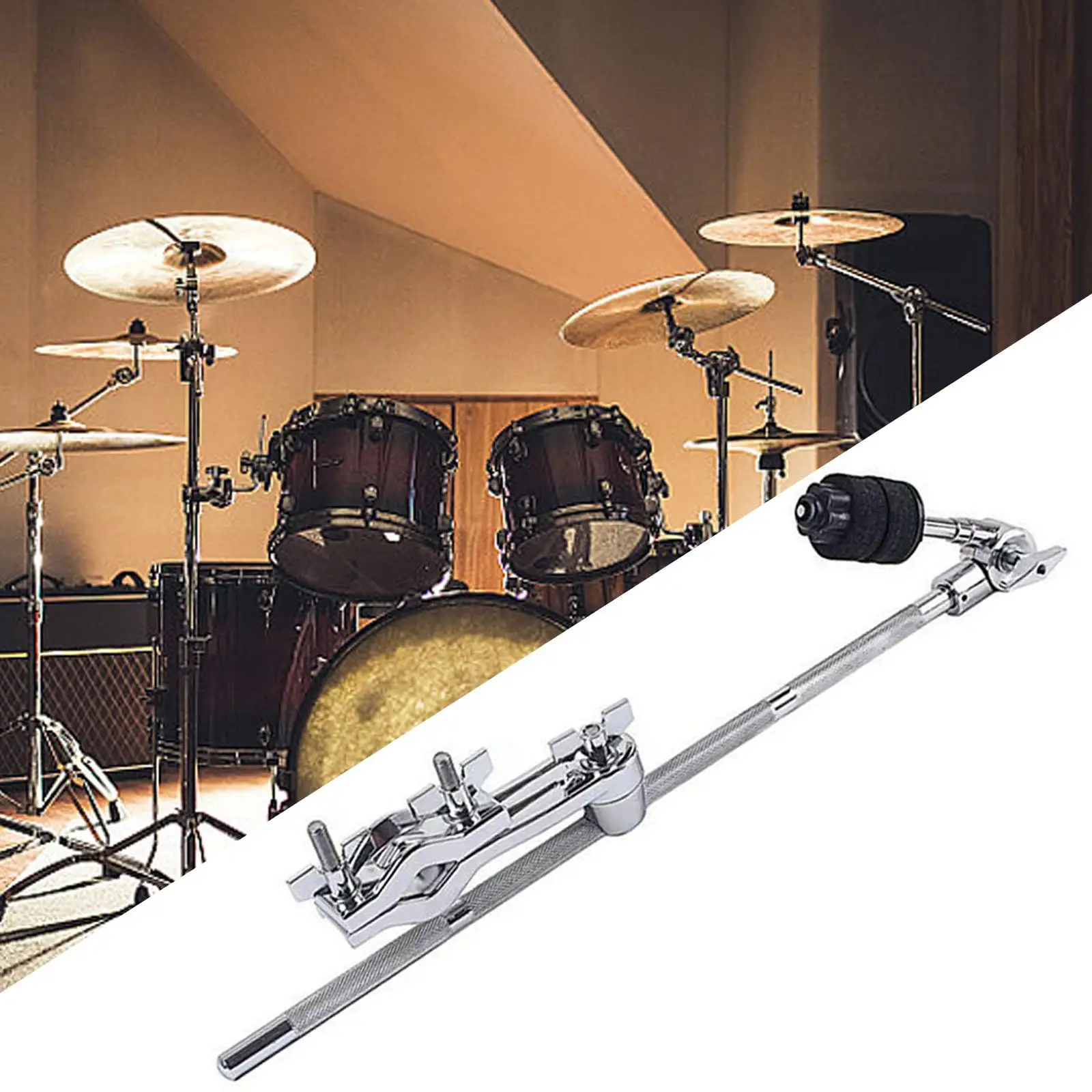 

Drum Extension Clamp Metal Drum Set Clamp for Music Instrument Cymbal Parts