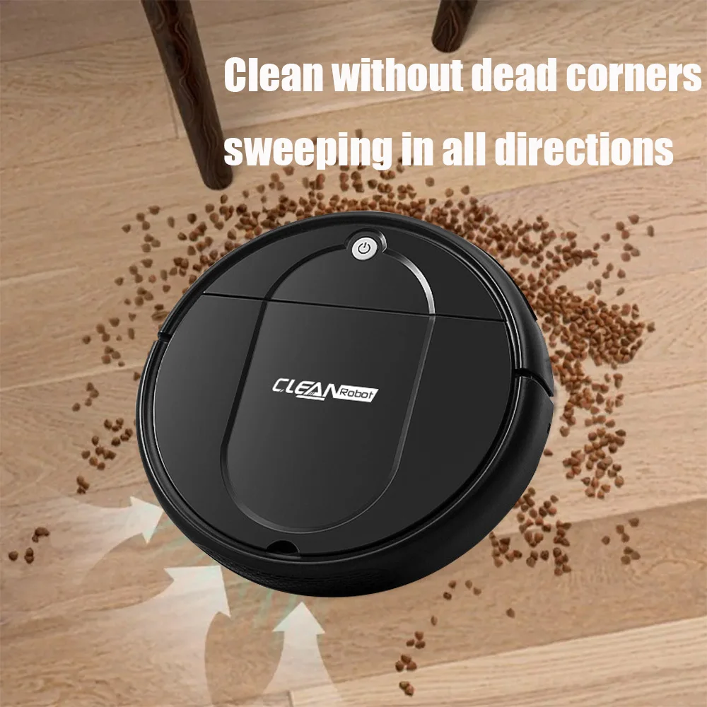 New USB Sweeping Robot Automatic Sweeping Mopping Robot Pet Hair Floor Cleaning Household Appliances Vacuum Cleaner