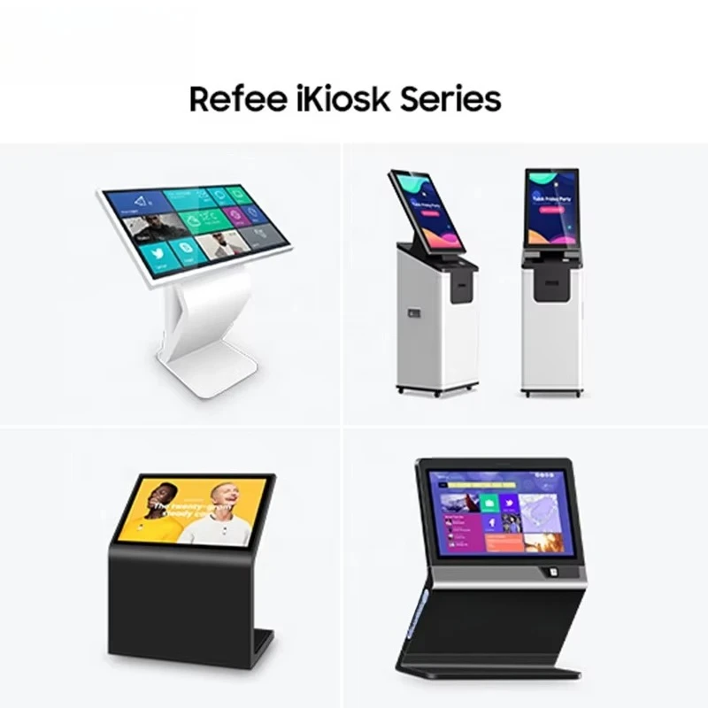 21.5 32 43 55 Inch Shopping Mall Interactive Touch Screen Digital Signage Floor Stand LCD Self Service Kiosk Android Windows PC