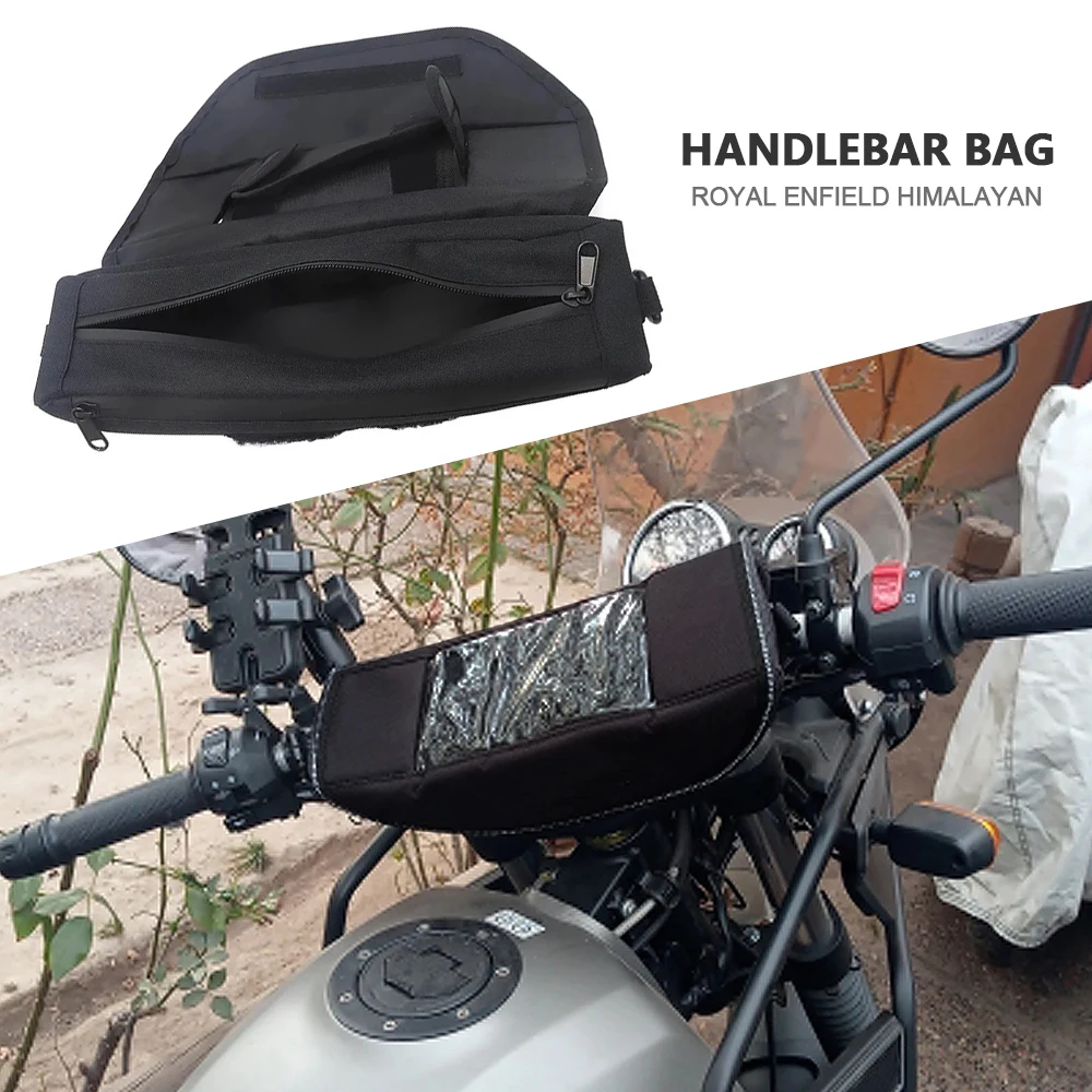 

Waterproof Motorcycle Accessories Front Handlebar Bag For Royal Enfield Himalayan Storage Pack Universal Bag