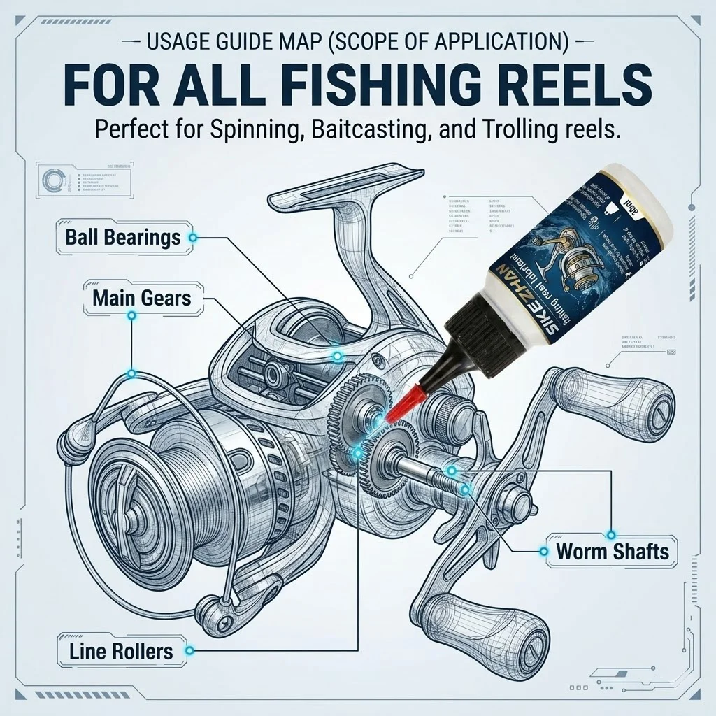 Fishing Reel Oil and Grease Lu - огляд і ціна Reel Lubricant