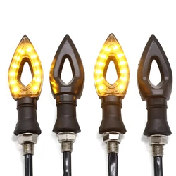 12 LED Turn Signal Lights Amber For Yamaha FZ1 FZS1000 Fazer FZ6R FZ6 FZ8-N S Fazer8 FZ16 FJR 1300 TDM 900 TRACER 900 FJ-09