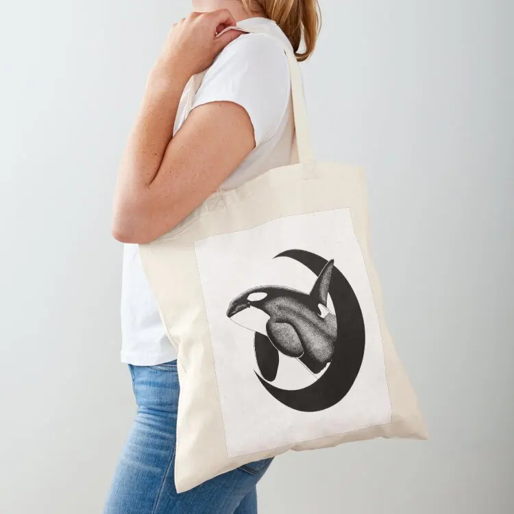 

Dark moon boy. Tote Bag personalized tote bag custom bags reusable shopping bag Shopper handbag