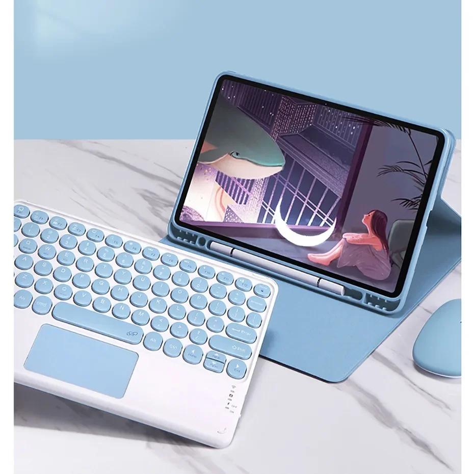 For iPad 11th Case Generation 11 Inch A16 2025, Bluetooth keyboard Covers For Apple iPad 11th Case 2025 Funda image 3