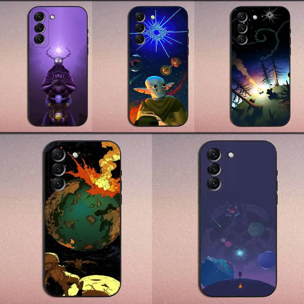 

O-Outer W-Wilds Game Phone Case For Samsung Galaxy A20,A21s,A22,A31,A32,A52,A53,A72,73,A80 Soft Black Cover