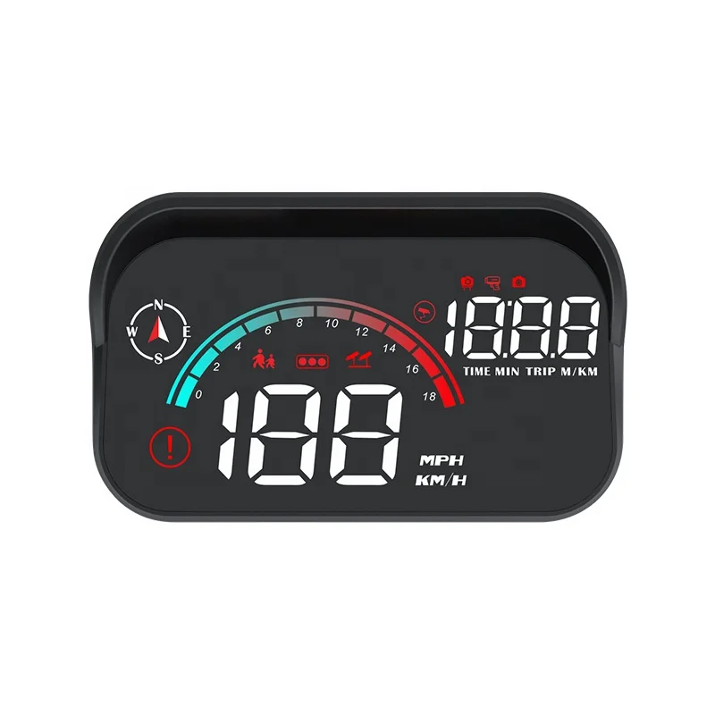 

Universal Smart Gauge Head up Display Gps HUD M22 Smart Digital Speedometer with Temp Alarm Functions for All Cars