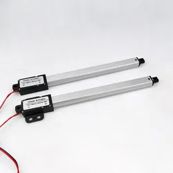 1Pcs 150mm 200mm 12VDC Mirco Mini Electric Linear Actuator 30N 60N 100N 120N 150N Motor Controller Eectric Push Rod Putter