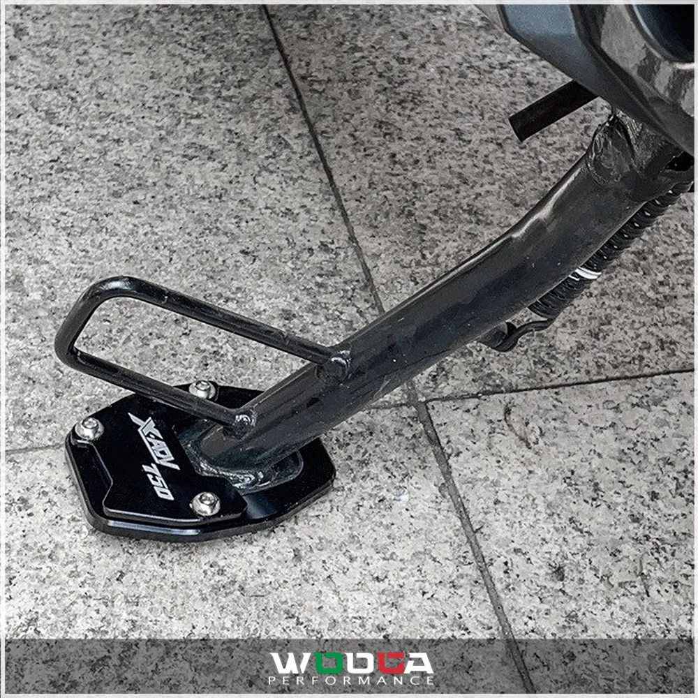Almohadilla de soporte lateral para motocicleta X-ADV 750, para Honda Forza NSS 750 2021 + placa, soporte ampliador, extensión NC750X