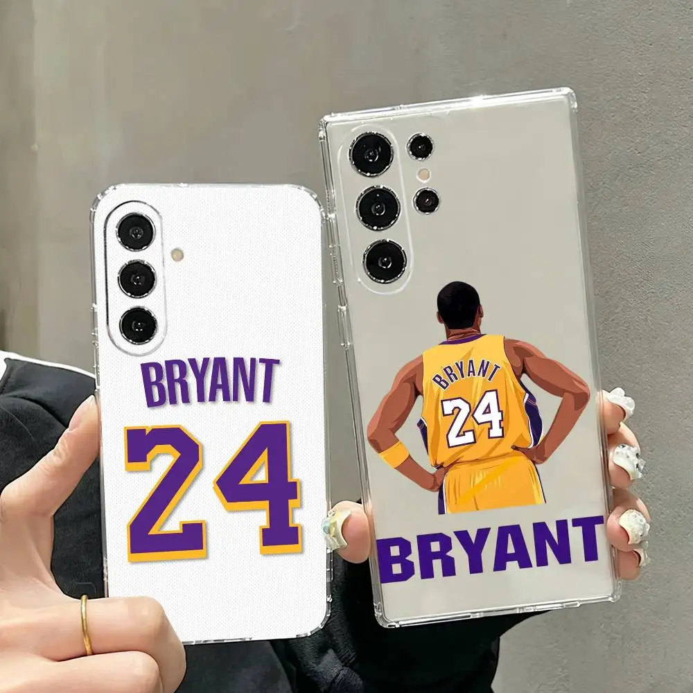 Basketball K-Kobe B-Bryant 8 24  Phone Case Transparent Silicone Soft For Samsung S25,S24,S21,S22,S23,S30,Ultra,S20,Plus,Fe