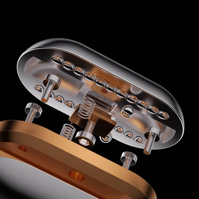 ミニメタルフィジェットスライダー、フィジェットEDCポケットストレス解消メカニカルエッグ、不安解消クールなデスクトイ、大人向けADHDギフト