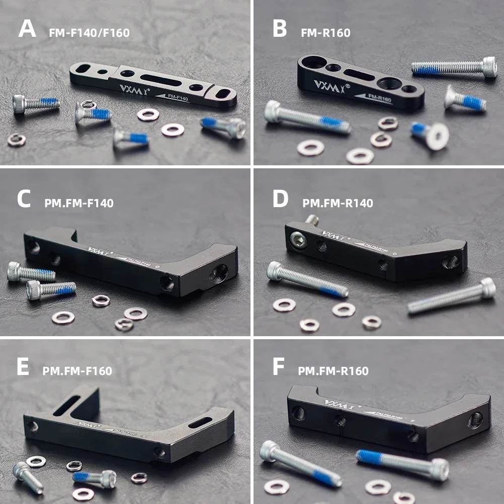 VXM Disc Road Brake Mount Adapter Ultralight Bracket IS PM A B to FM A B Road Bicycle Disc Brake Adaptor for 140mm 160mm Rotor