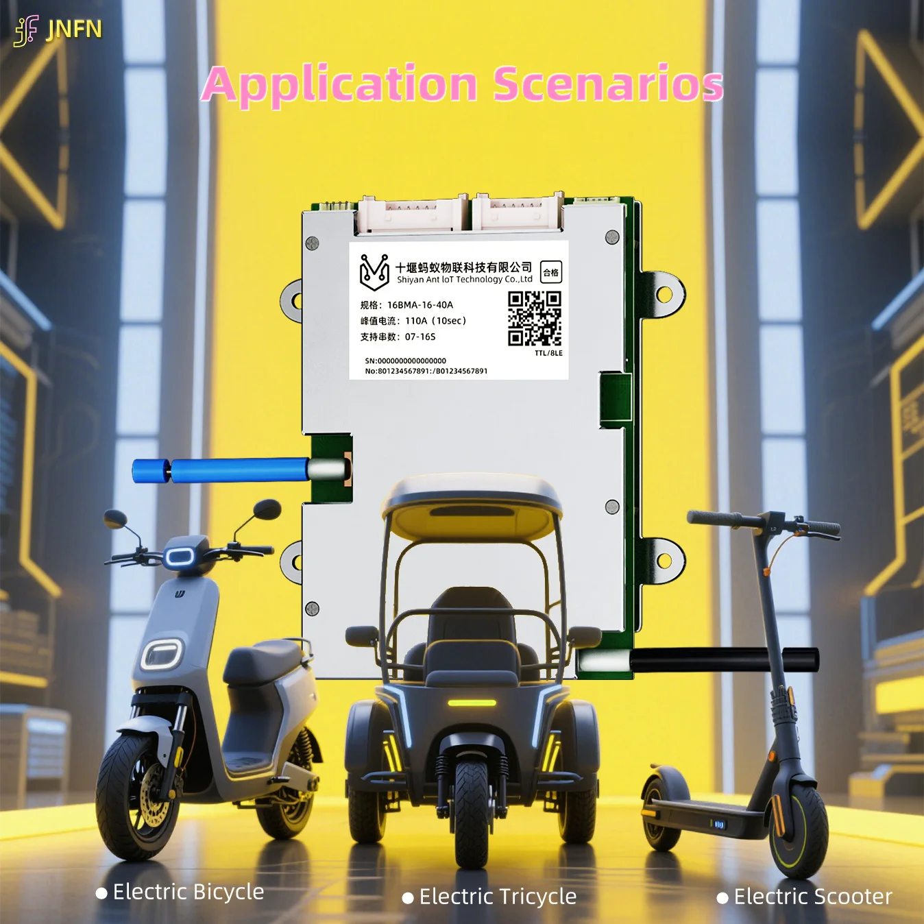 Smart BMS 7S 8S 10S 13S 16S LiFePO4/Li-Ion 80A-400A con bilanciamento, BT/RS485 e LCD - Scheda PCB di protezione ricarica batteria 18650