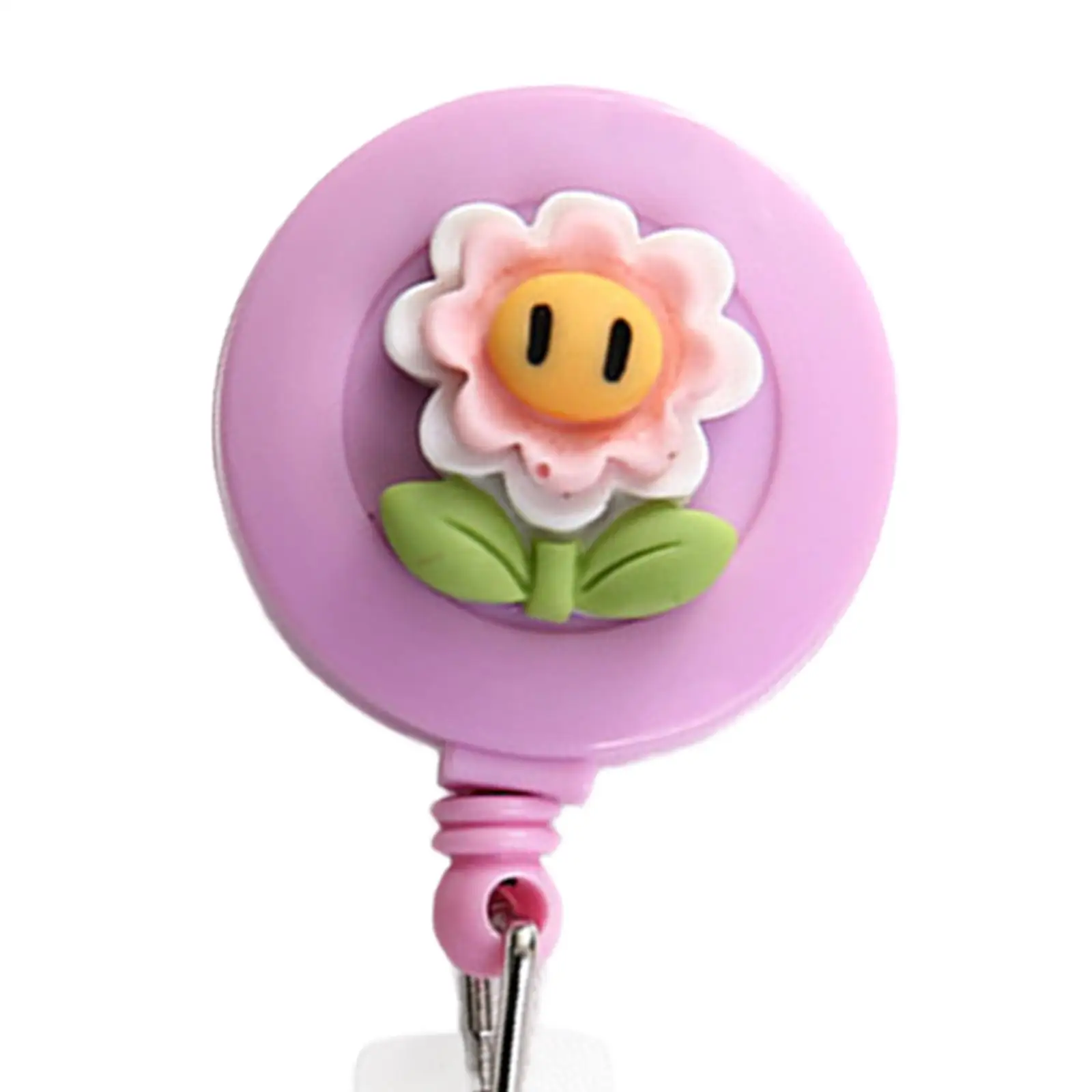 Бейдж с цветочным рисунком, выдвижной держатель для больниц, медсестер, врачей, аптек