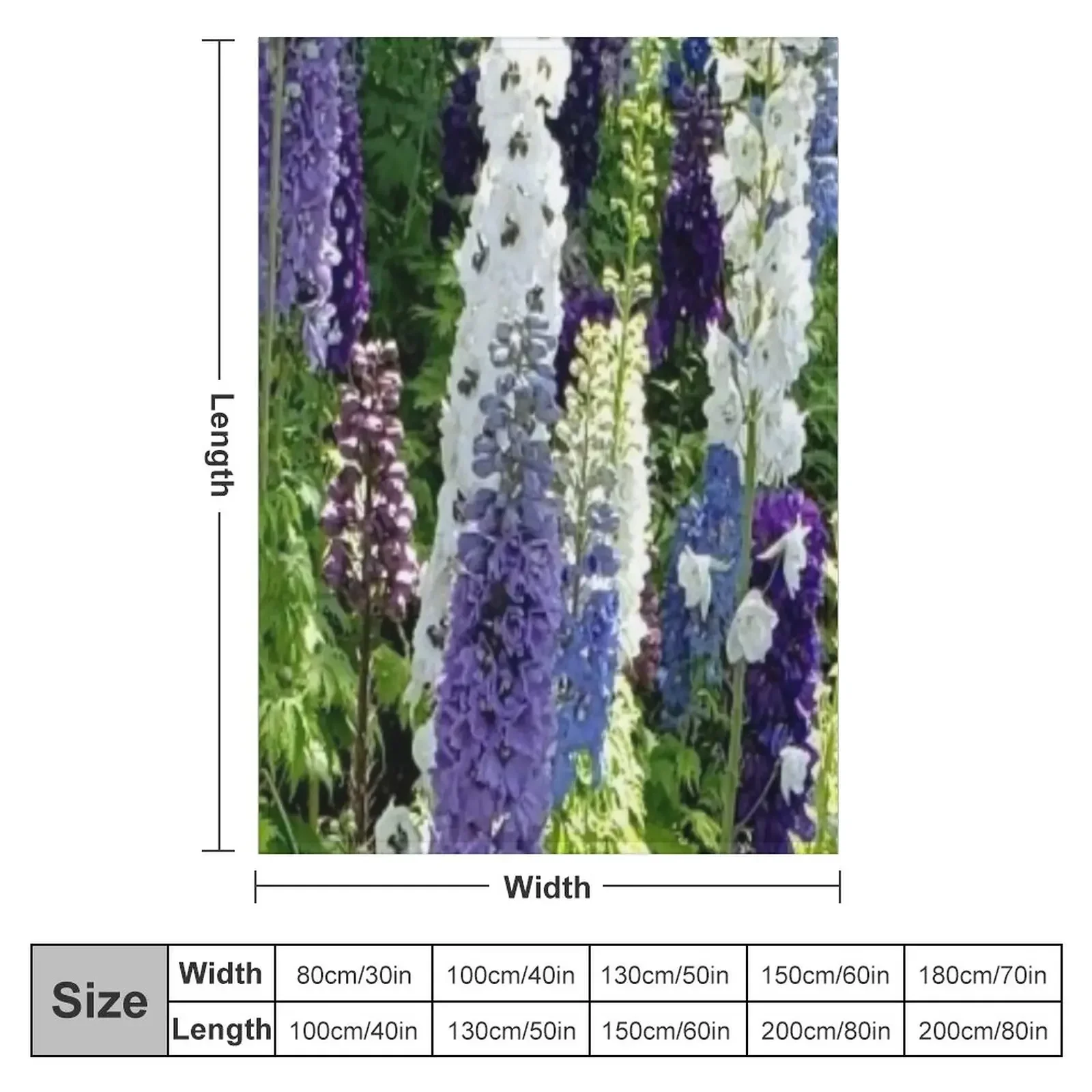 Purple Snapdragon Flowers Throw Blanket Bed linens Retros Decorative Sofas Sofa Blankets