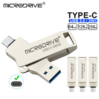 Ultra Dual Drive Luxe USB Type C Flash Drive 256GB 128G 64GB Metal USB 3.0 Gen 1 USB Type A OTG Flash Drive