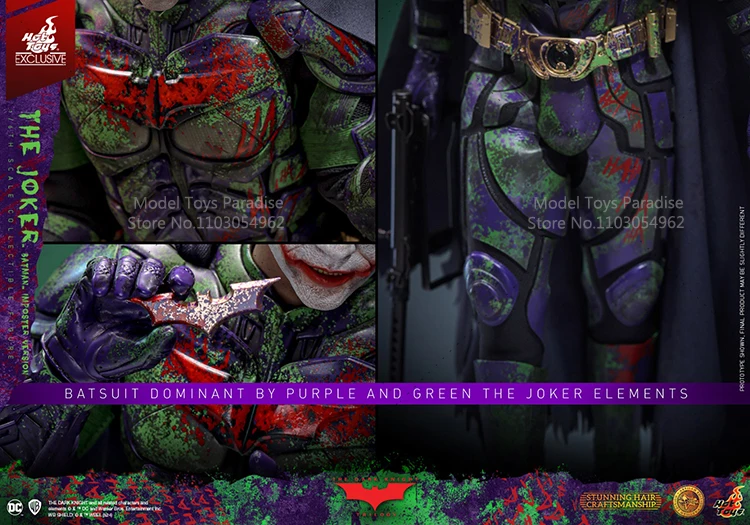 HOTTOYS HT MMS752AE 1/6 Giocattoli da collezione Joker Travestimento Batman Trapianto di capelli Versione Soldato 12 ''Action Figure Modello Regali
